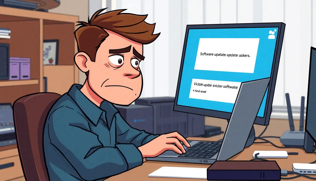 why is uhoebeans software update failing