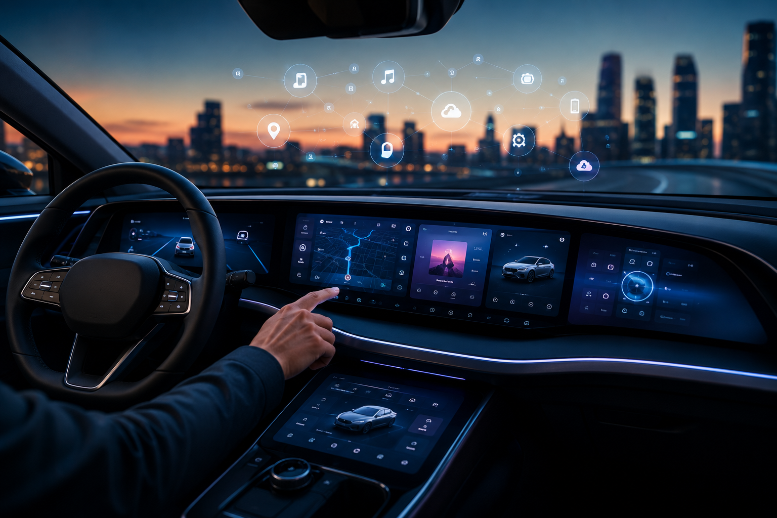 car dashboard design, in-car user interface, vehicle dashboard technology, automotive UX trends, smart car dashboards, car interior innovation, dashboard touchscreen systems, automotive interface evolution, vehicle infotainment systems, cockpit user experience